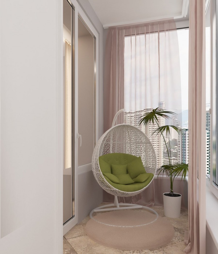 Полукруглый балкон