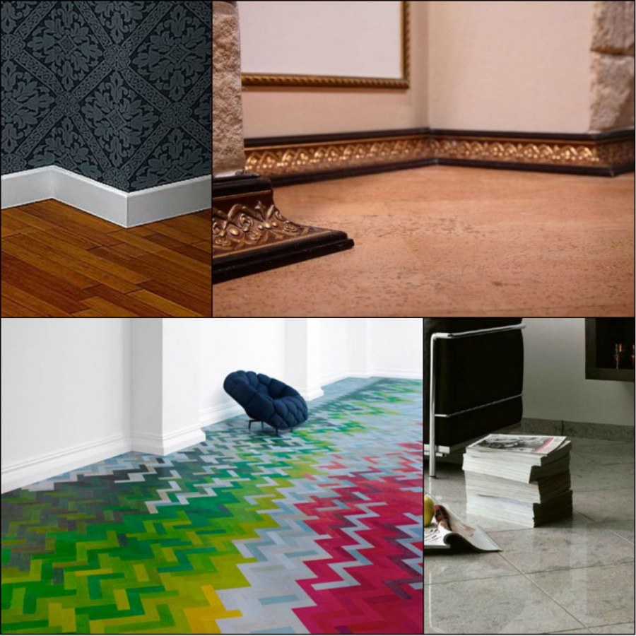 Плинтус в цвет пола