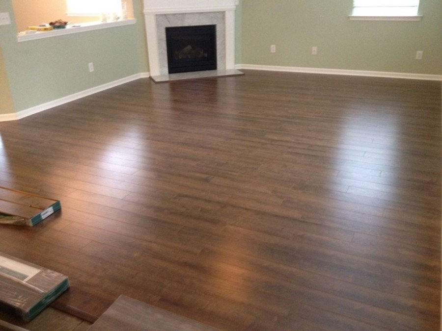 Отделка пола линолеумом