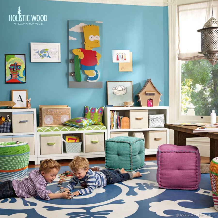 Организация пространства в детской комнате
