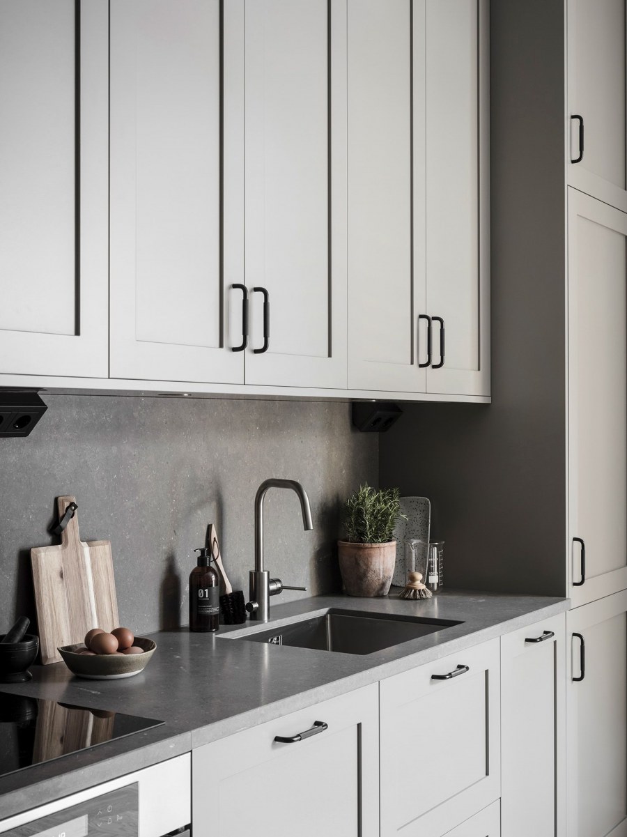 Лерхюттан кухня икеа серая