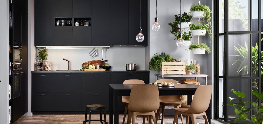 Кухня ikea Лерхюттан