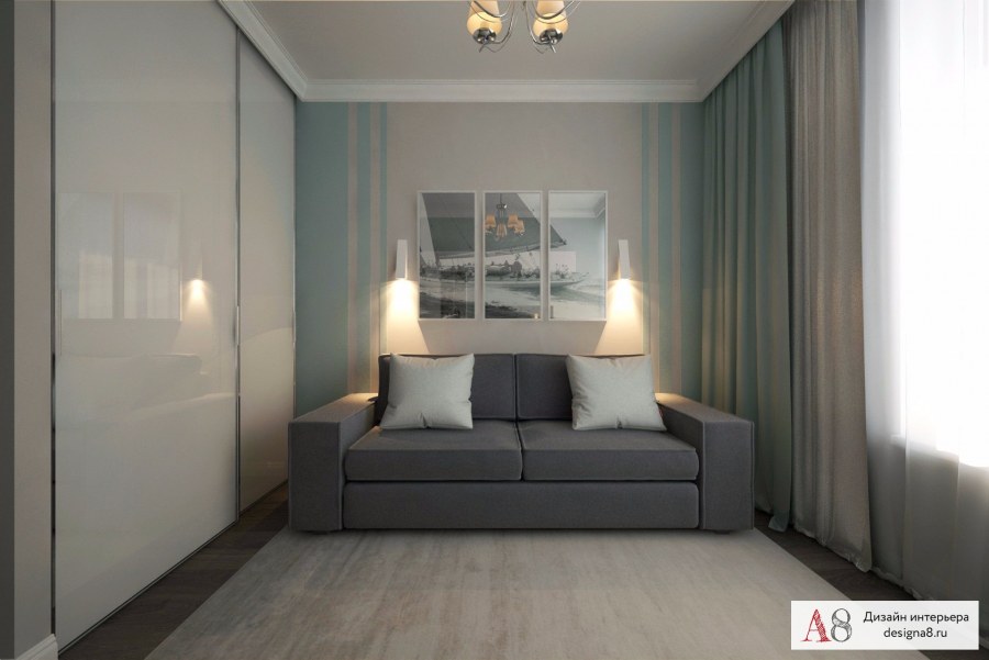 Гостевая комната с диваном