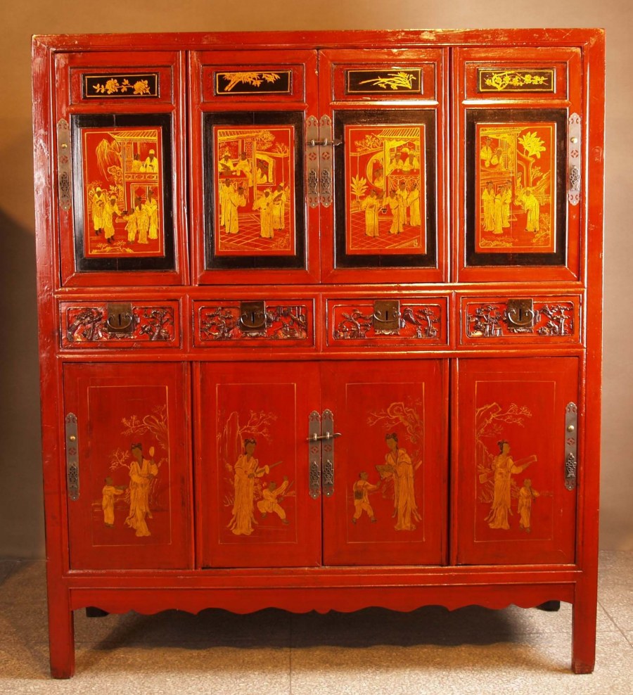 Старинный китайский шкаф