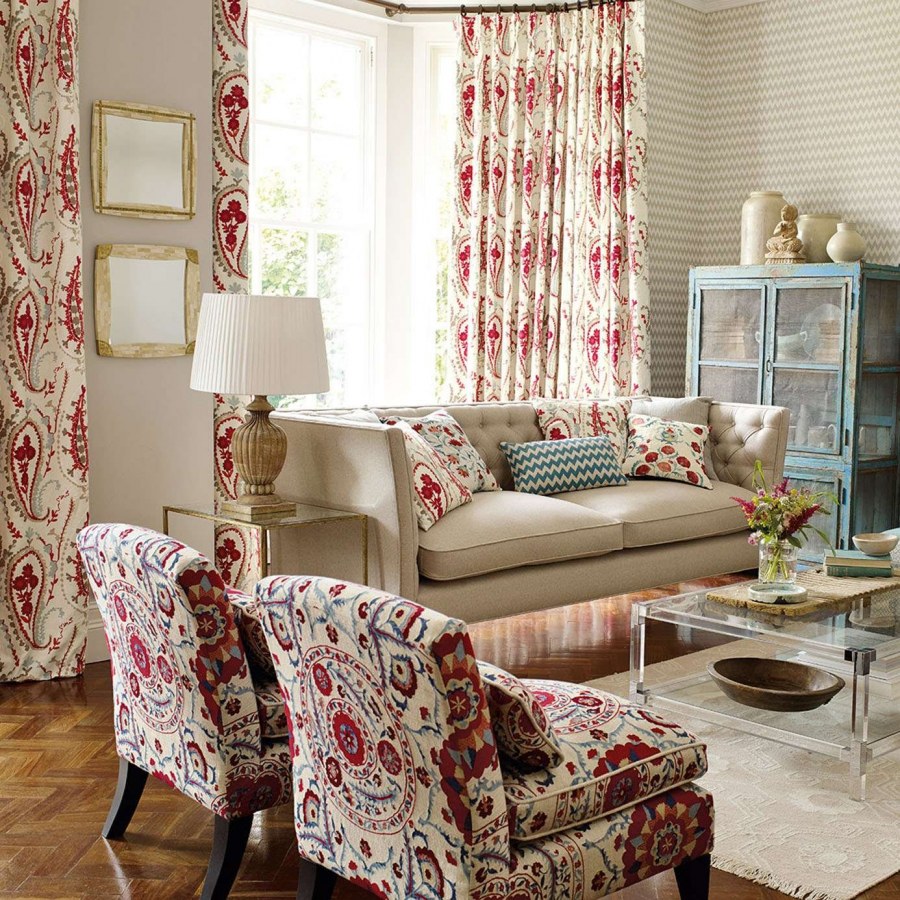 Ткани Сандерсон в интерьере