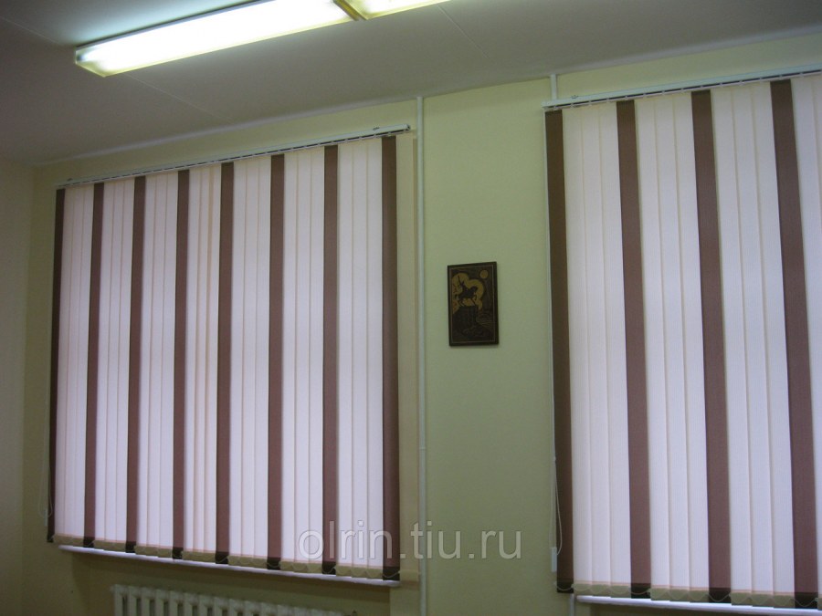 Жалюзи на окна вертикальные комбинированные
