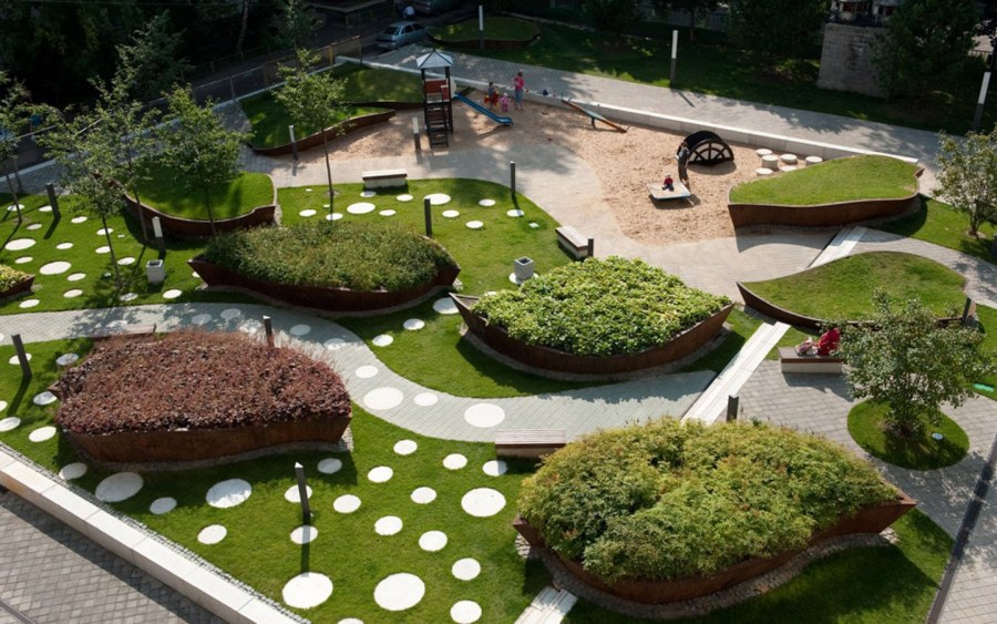 Геопластика в ландшафтной архитектуре