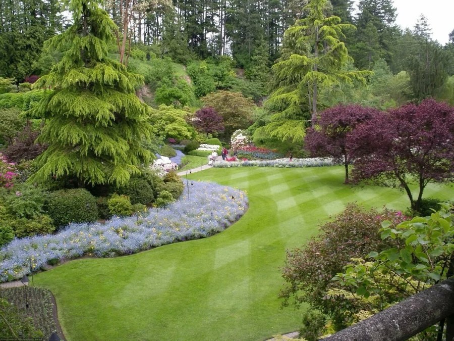 "Сады Бутчартов (the Butchart Gardens) Ванкувер, Канада