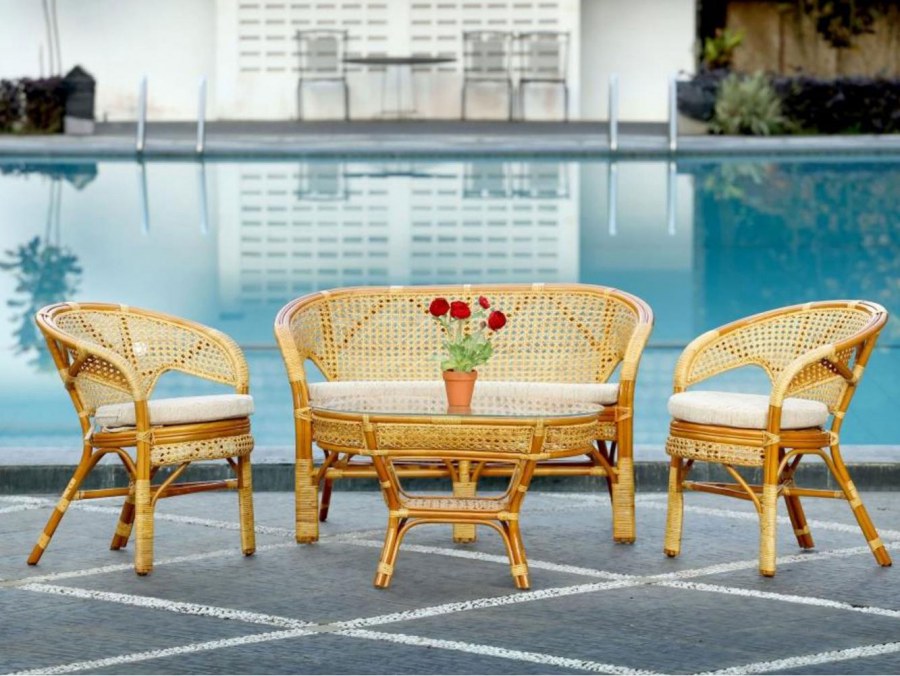 Комплект кофейный, (стол Aragon + 2 кресла Oregon)