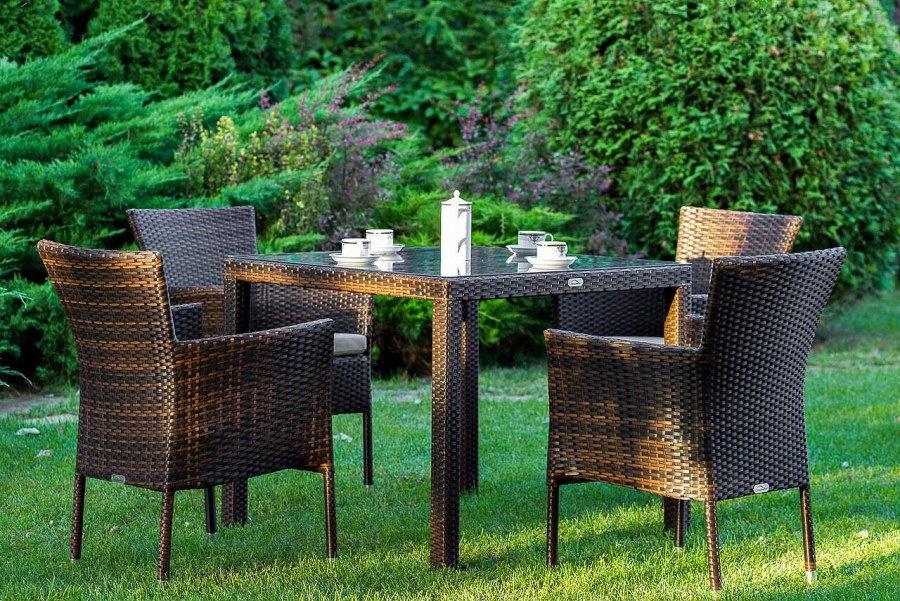 Искусственный ротанг коричневый