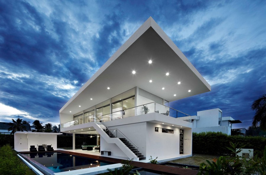 Вилла в стиле хайтек в Канаде