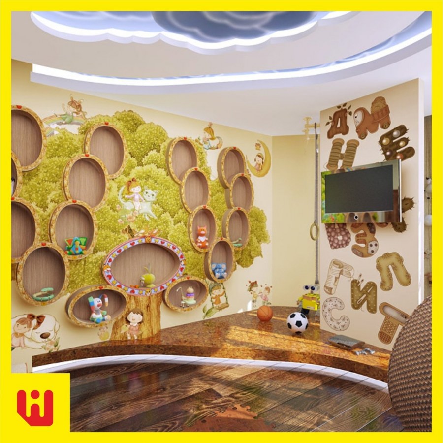 Комната с растениями