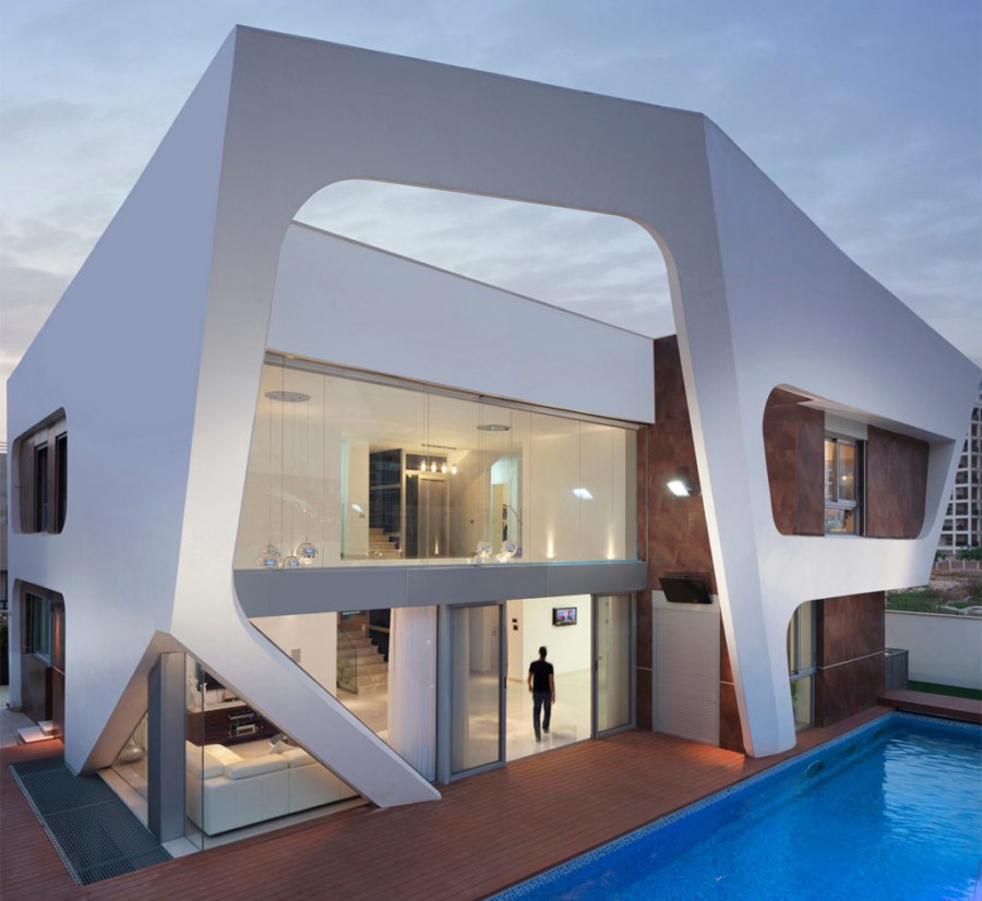 Нео футуризм в архитектуре вилла