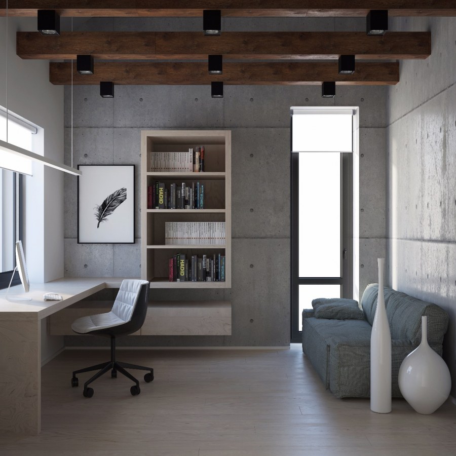 Кабинет лофт Минимализм