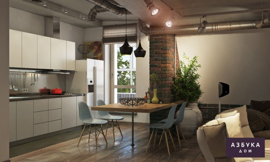 Лофт студия 100 м.кв.