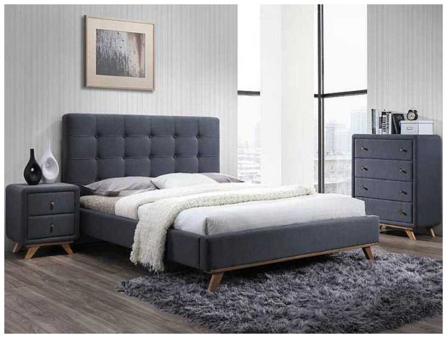 Кровать Signal Lanta (серый) 90/200