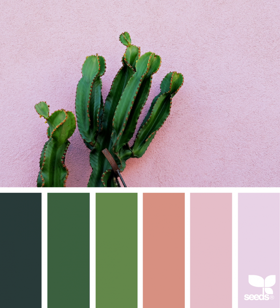 Сочетание зеленого и синего в интерьере кухни