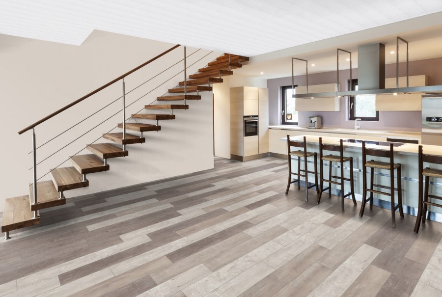 Ламинат ter Hurne City line 1880 сосна серая