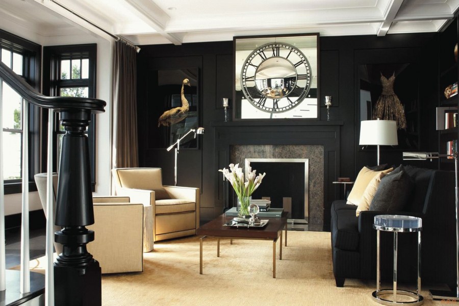 Черный интерьер