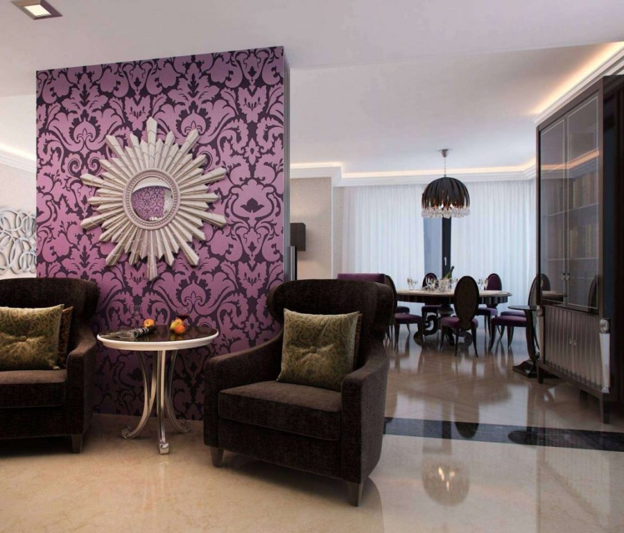 Интерьер в сиреневом стиле