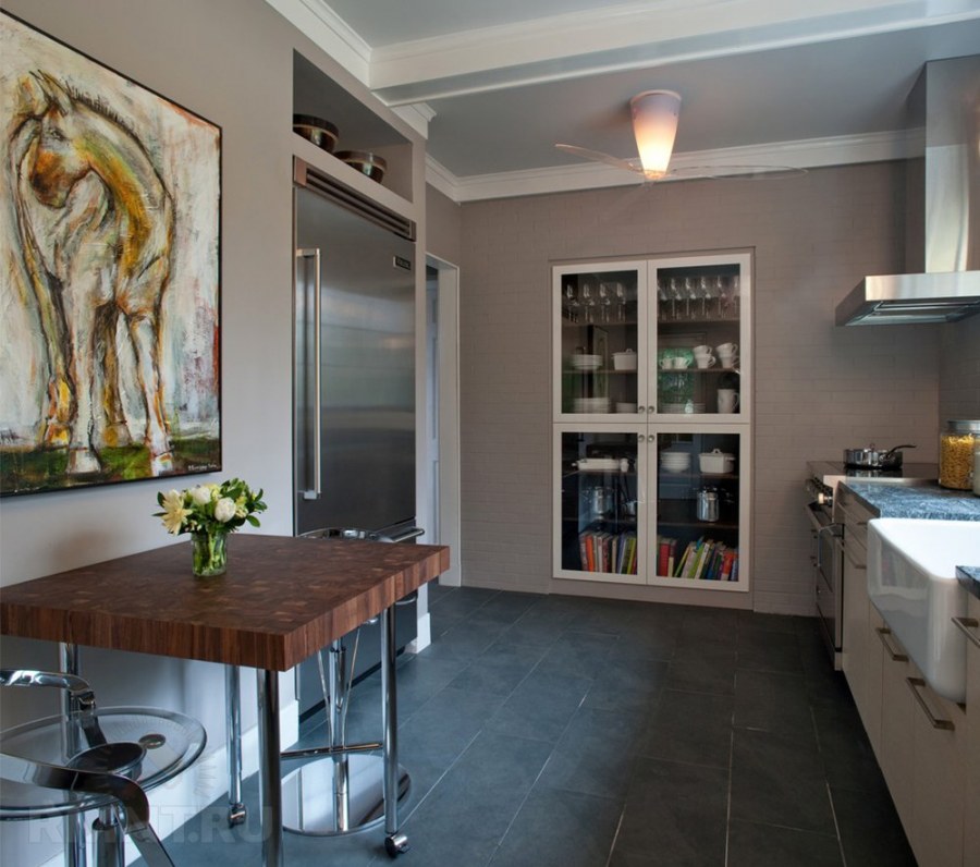 Интерьер кухни ниши