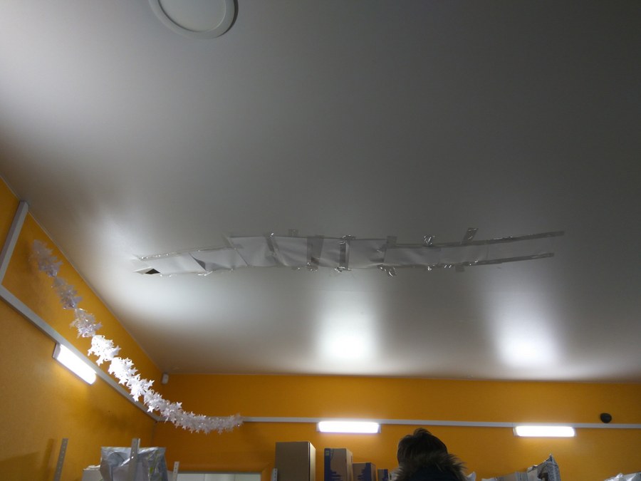 Заплаты для натяжного потолка