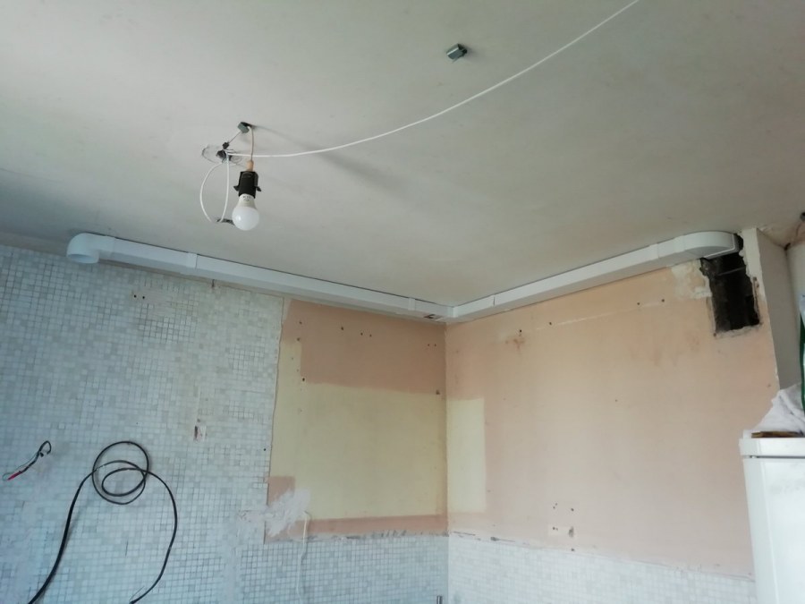 Подготовка под натяжной потолок