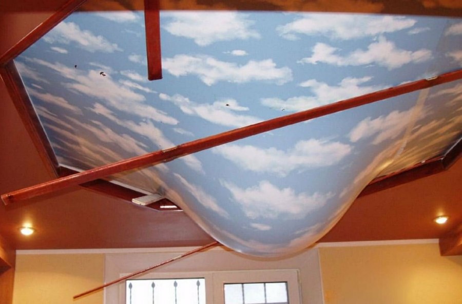 Подвесной потолок протечка