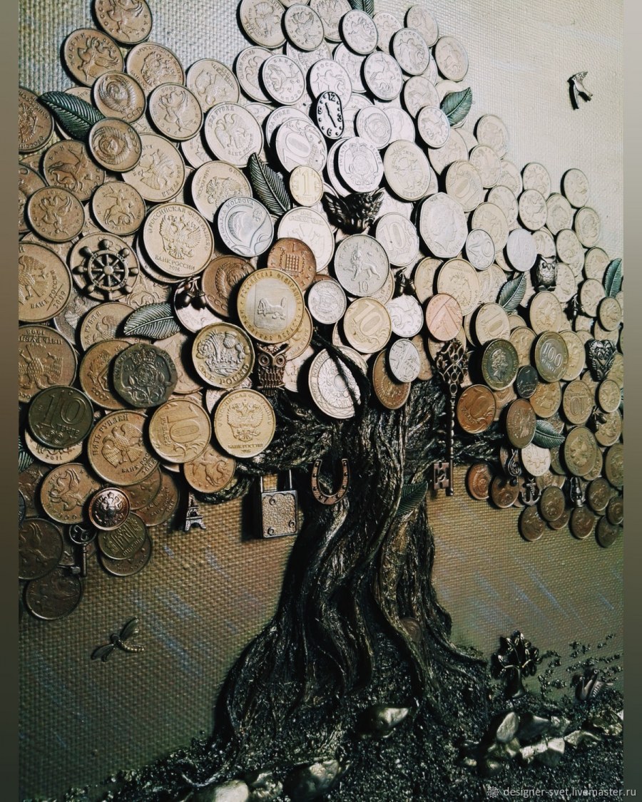 Дерево из монеток