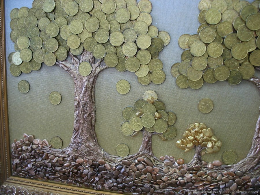 Денежное дерево картина