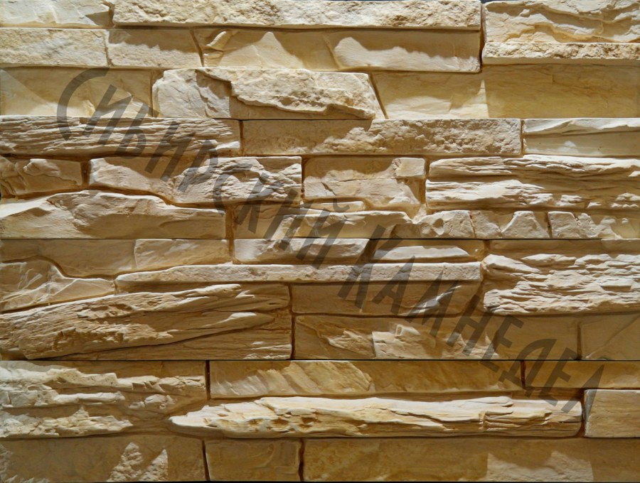 Декоративный камень скала белая Камтек