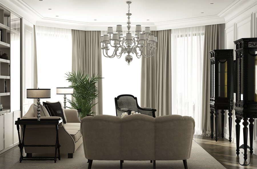 Освещение в классическом стиле интерьера