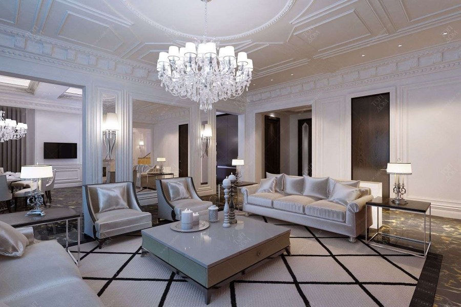 Квартира в строгом классическом стиле