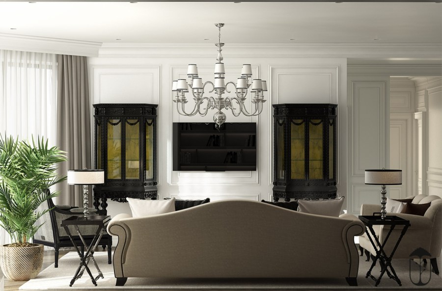 Не строгая классика интерьер