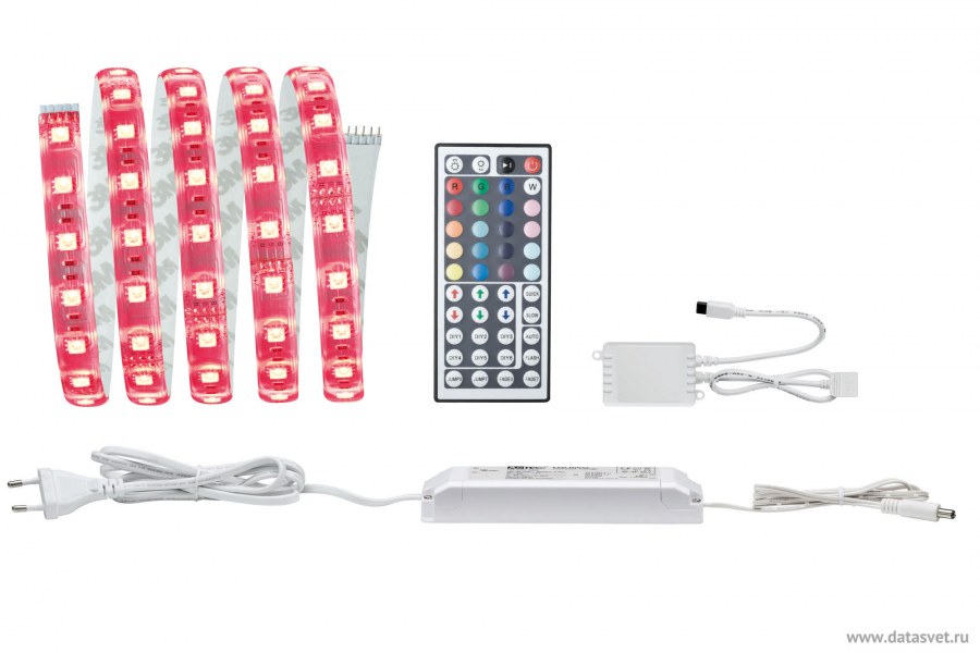 Светодиодная лента RGB С пультом 5м