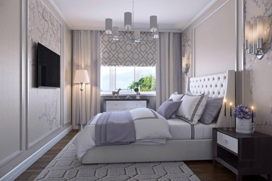 Спальня в стиле современной классики