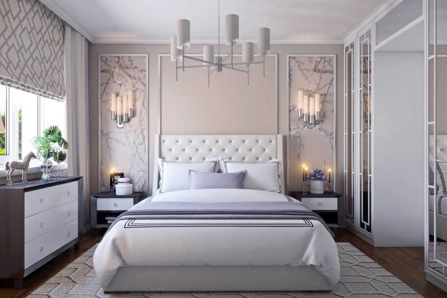 Спальня Неоклассика Пинтерест