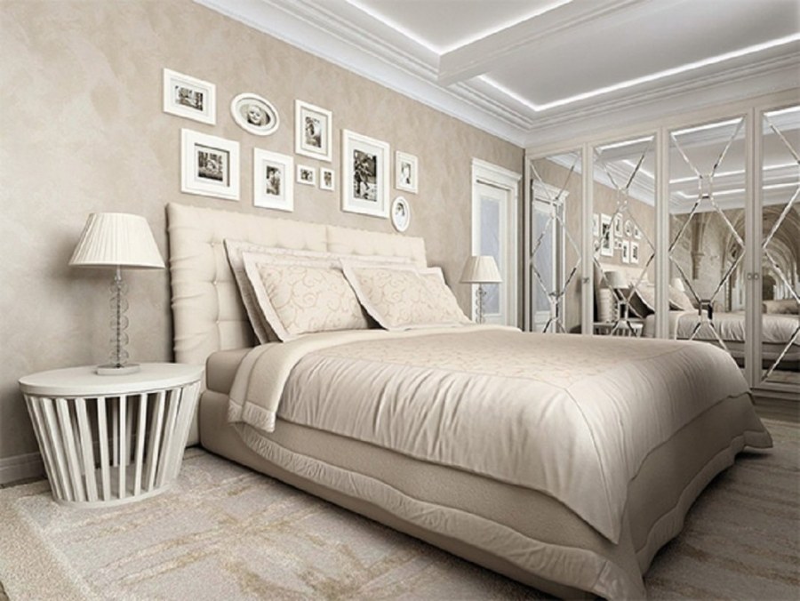 Спальня в бежевом стиле