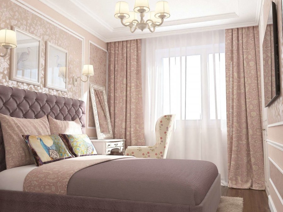 Шторы в спальню