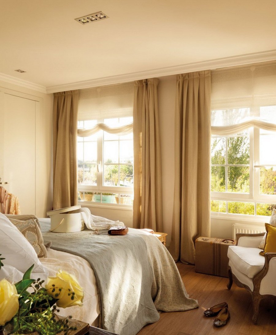 Уютные шторы для спальни