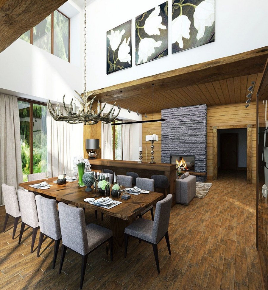 Альпийское Шале зеленый мыс Владимир