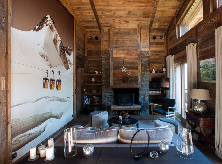 Шале интерьеры в Межев Франция