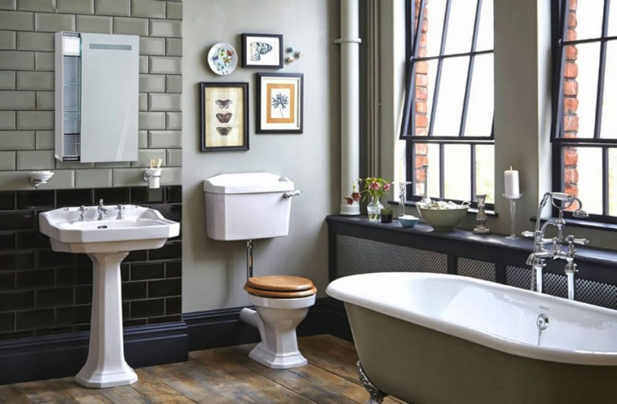 Туалет в викторианском стиле