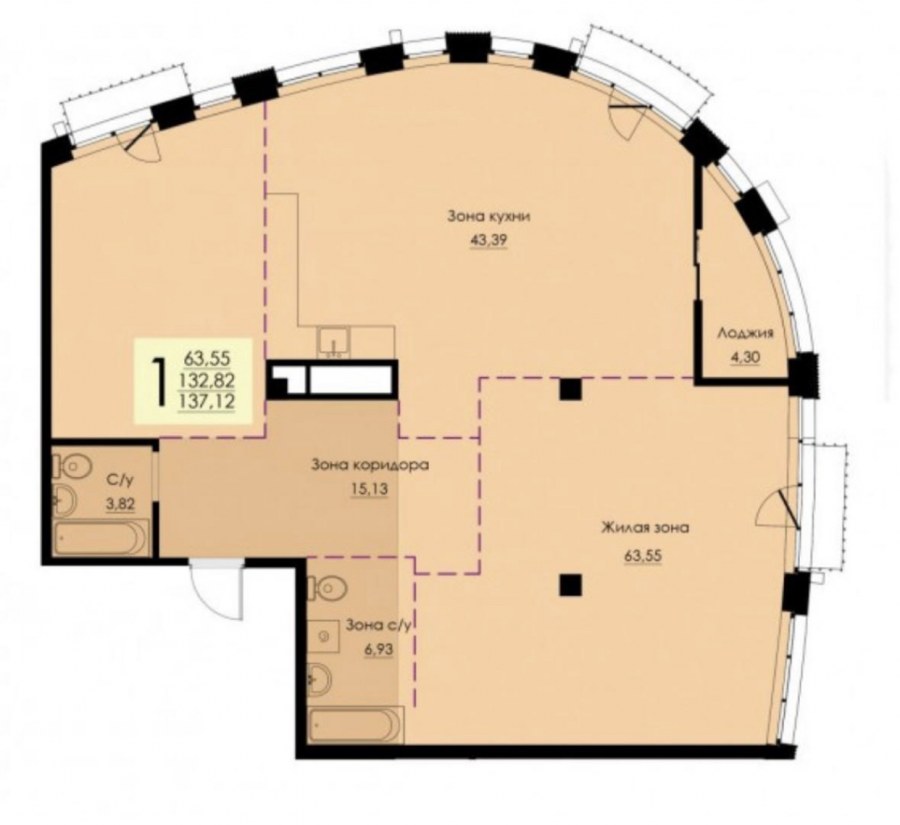 Квартира без отделки