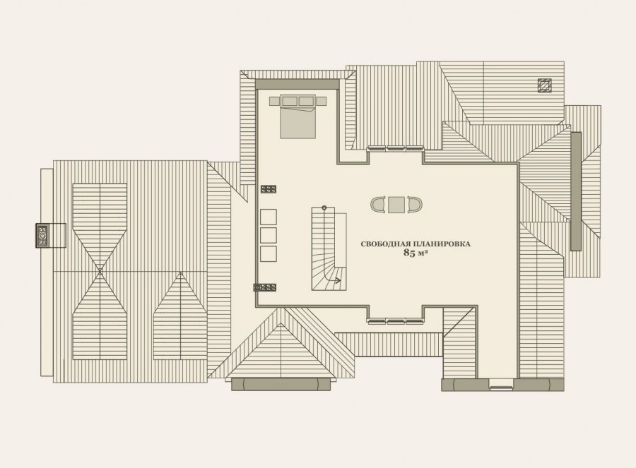 Свободная планировка квартиры план