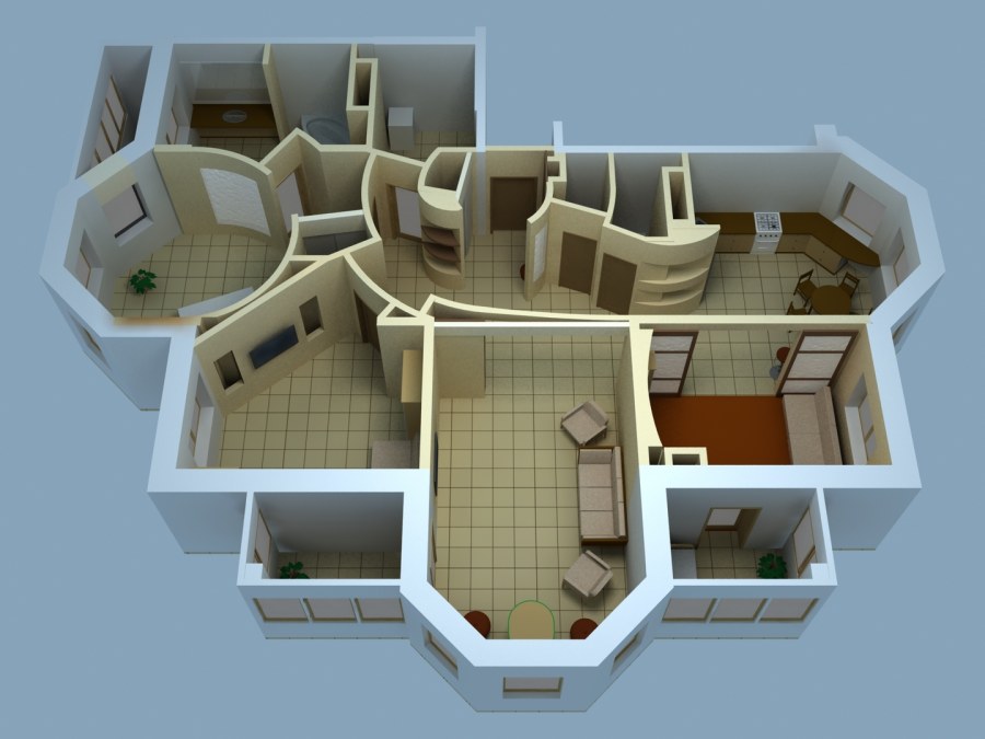 Дом со свободной планировкой