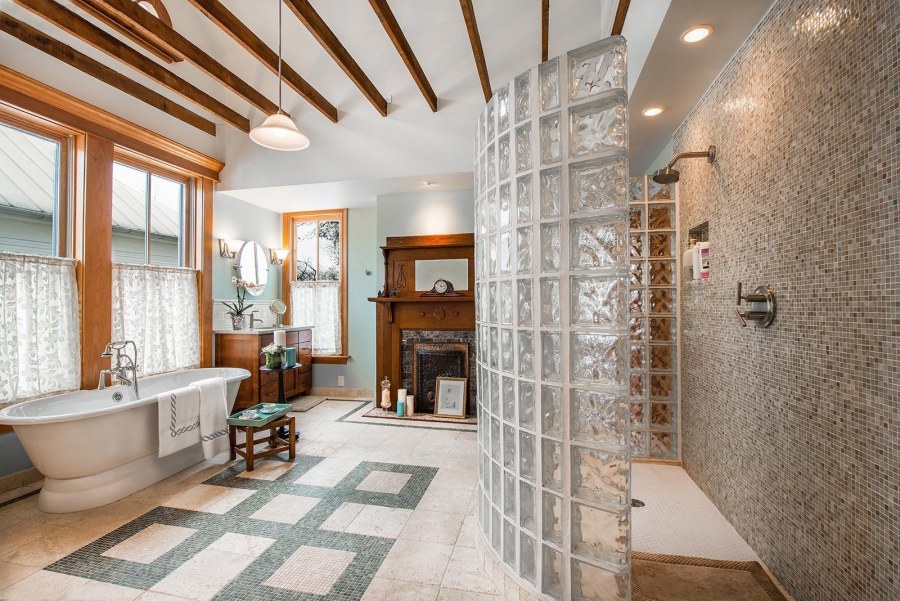 Vitrablok в интерьере стеклоблоки