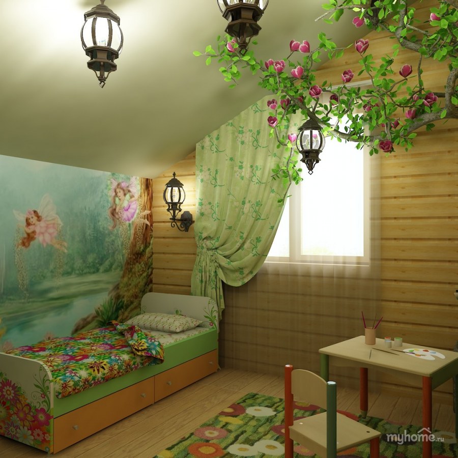 Детская комната на даче