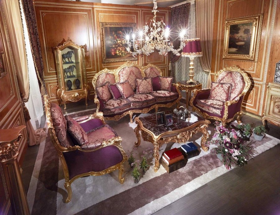 Роскошная гостиная в замке