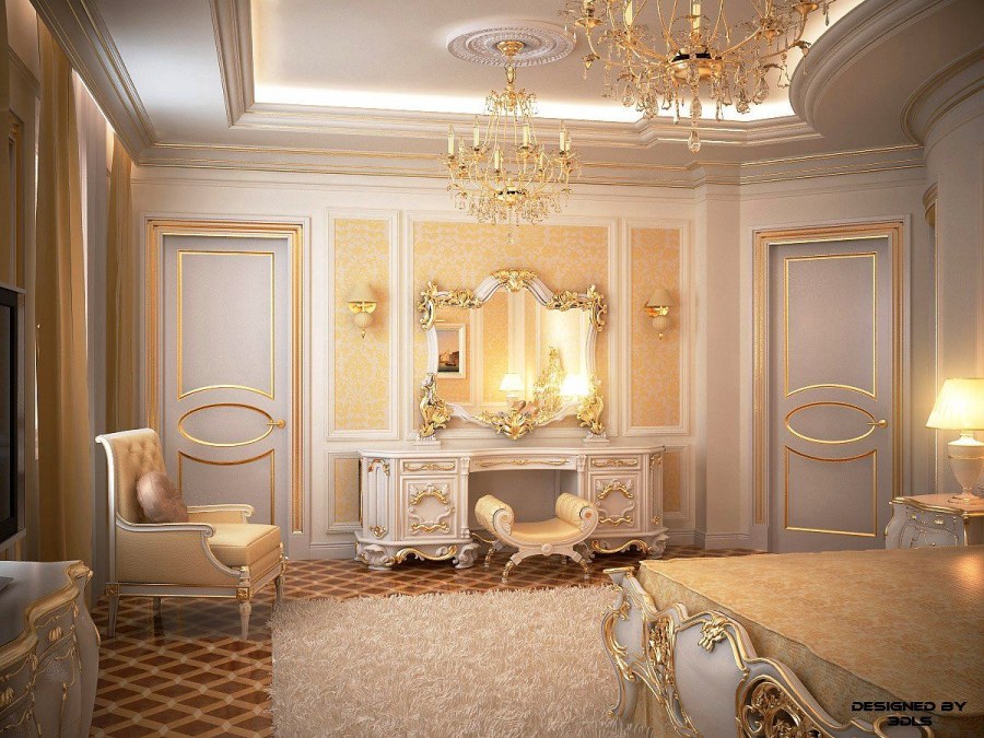 Дворцовый стиль в интерьере